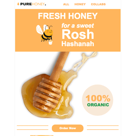 Rosh Hashanah Honey Sale
